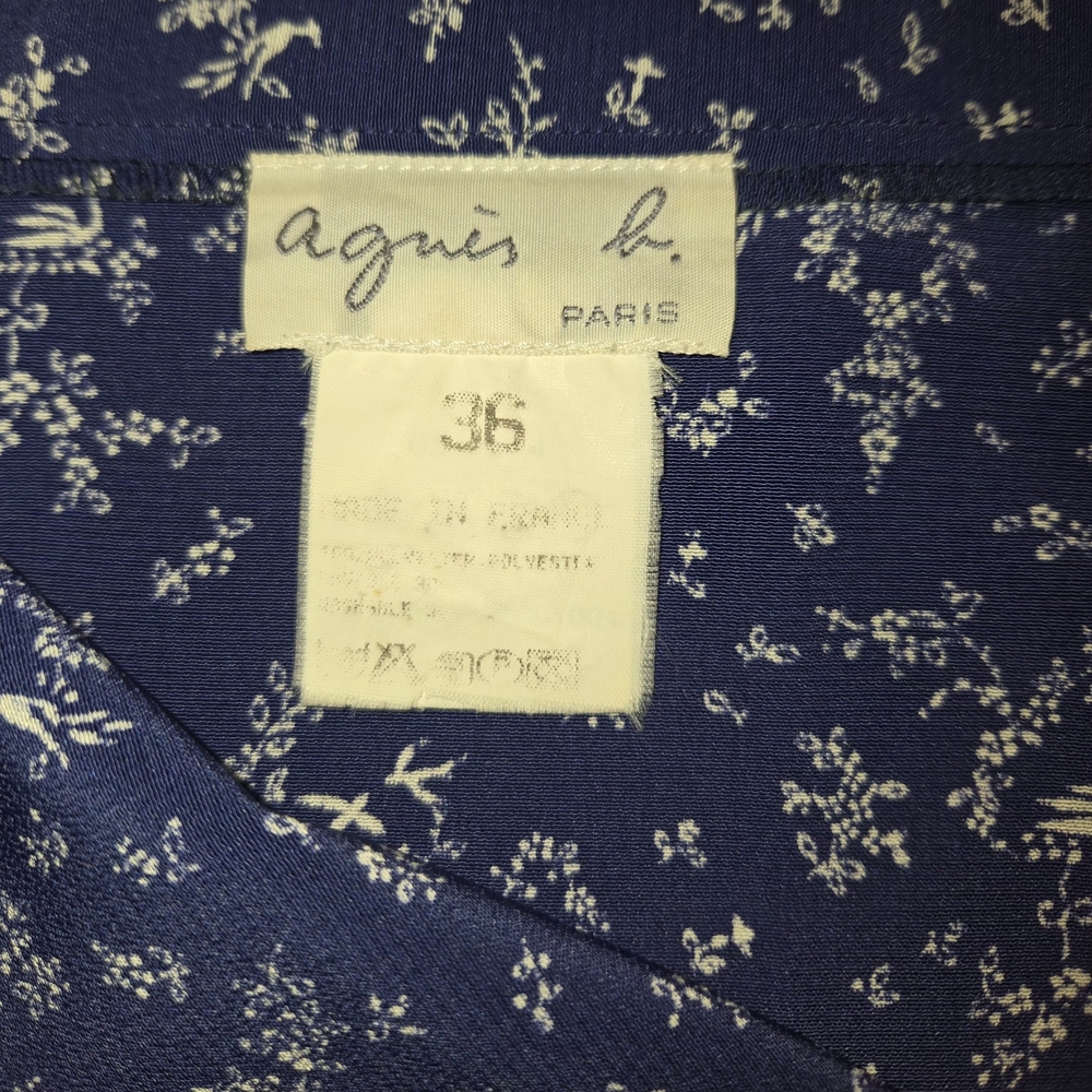 Agnès b. Blue Floral Dress